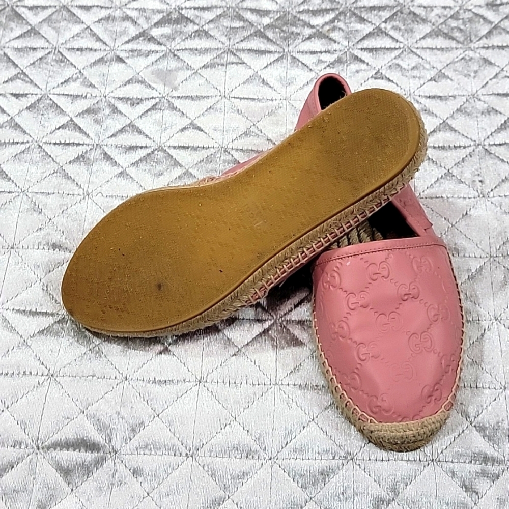 Authentic Gucci Leather Espadrilles Euc - image 3